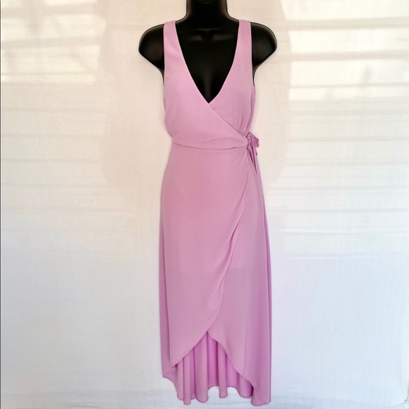 SOLD Revolve Mauve Wrap Maxi Dress Size XS - Picture 6 of 7